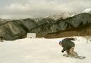 Ralf auf dem Snowboard